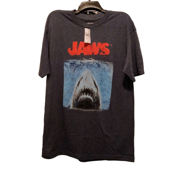 XLT Original JAWS Navy Heather T-Shirt NWT - Picture 5 of 6